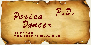 Perica Dancer vizit kartica